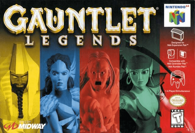 Gauntlet Legends box art for Nintendo 64